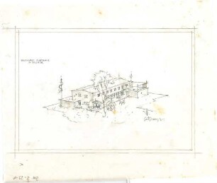 Gsaenger, Gustav; Pullach bei München (Bayern); Gasthaus - Perspektive