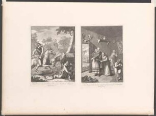 Six Illustrations for Cervantes' Don Quixote, zwei Kupferstiche