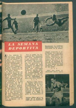La semana deportiva