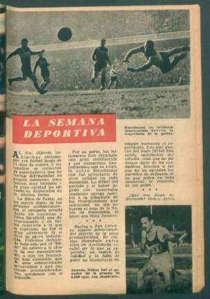 La semana deportiva