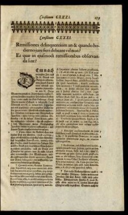 Consilium CXXXI.