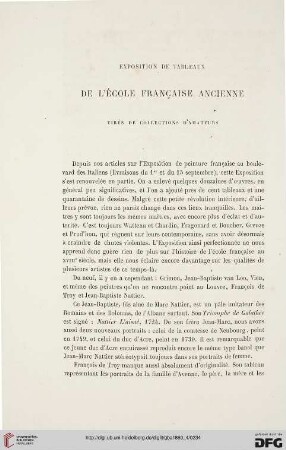 8: Exposition de tableaux de l'école française ancienne tirés de collections d'amateurs, [3]