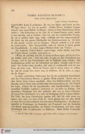 Neue Folge 31 = Jahrgang 55: Pierre Auguste Renoir