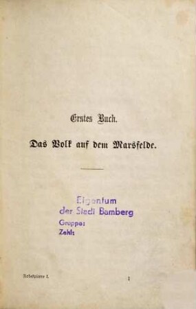 Robespierre, 1. Band. [Das Volk auf dem Marsfelde. Robespierre und Eleonore]