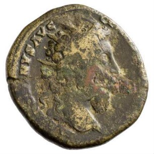Münze, Dupondius, Dezember 176 - Herbst 177 n. Chr.
