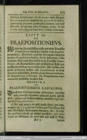 Caput IX. De Praepositionibus