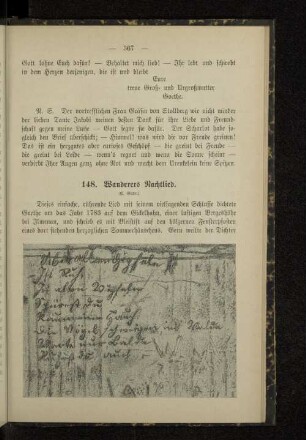 148. Wanderers Nachtlied.
