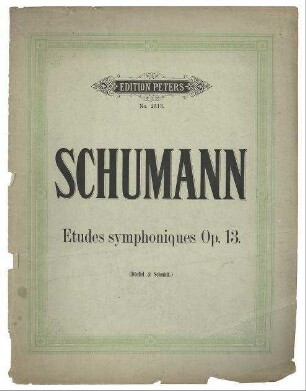 Sinfonische Etüden, Op. 13