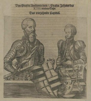 Doppelbildnis des Grafen Anton I. von Oldenburg und seiner Gemahlin Sophie