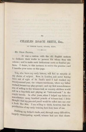 To Charles Roach Smith, Esq.