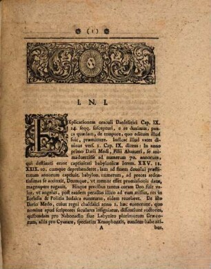 Dissertatio philologica de LXX. hebdomadibus Danielis cap. IX. 24. 25. 26. 27.