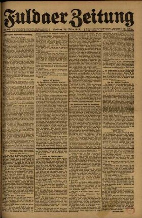 Ausgabe vom Freitag, den 21. März 1919.