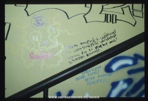Man merkt wieviel du von Graffiti verstehst wenn du es nicht mal schreiben kannst.