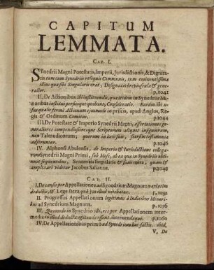 Capitum Lemmata.