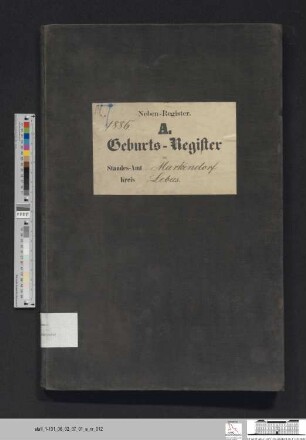 Geburtsregister Markendorf 1886