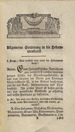 Versuch eines allgemeinen Hebammen-Cathechismus
