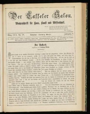 Jahrgang 1., Nr. 18. (März 1871)