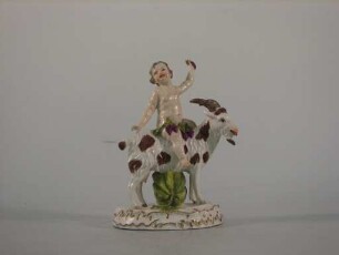 Putto als Ziegenreiter