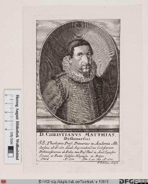 Bildnis Christian Matthiae (eig. Madsen)