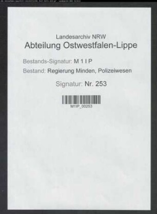Gefangenenwärterstellen in Rietberg, Rheda, Wiedenbrück und Gütersloh
