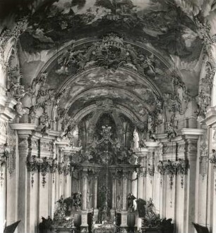 Trier, St. Paulin : Trier. Sankt Paulin. Innenansicht, Blick zum Chor