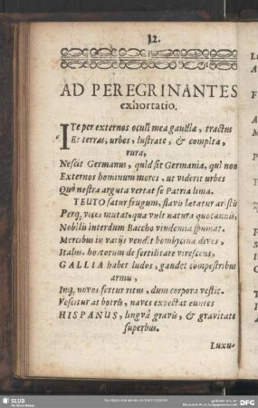 Ad Per Egrinantes exhortatio