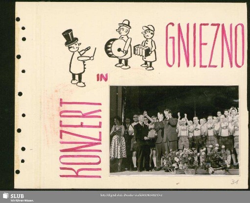Konzert in Gniezno mit Übergabe von Freundschaftsgeschenken