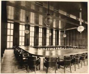Reichsversicherungsanstalt für Angestellte, Berlin-Wilmersdorf Erweiterung: Sitzungsraum