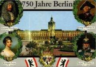 Postkarte zur 750-Jahrfeier Berlins