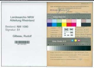 Entnazifizierung Rudolf Gilbeau , geb. 26.08.1909 (Polizist)
