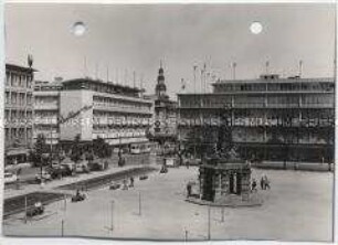 Mannheim, Gabriel-de-Grupello-Brunnen auf dem Paradeplatz