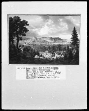 Blick auf Marburg