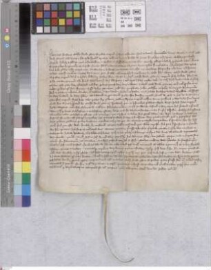 Rüsselsheim: Inhibitio Heinrici Decani Ecclesie Sancte Marie ad Gradus Mogunt. Judicis et conservatoris jurium et bonorum Carita ecclesie Sancti M...