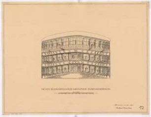 Opernhaus, Hannover: Zuschauerraum: perspektivische Innenansicht
