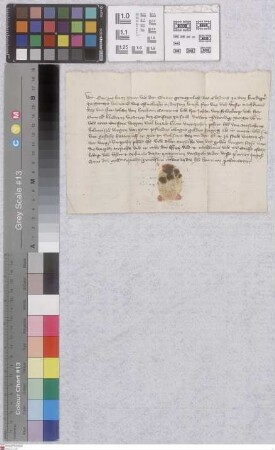Rüsselsheim: Quittung über 14 Pfund Heller so von dem St. Victorstift dem Predigerkloster bezahlt worden
