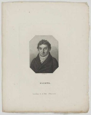Bildnis Johann Gottlieb Fichte