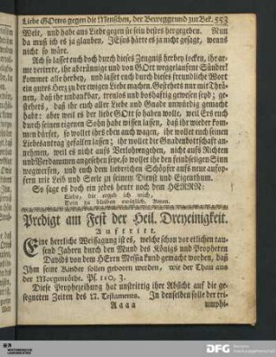 [Predigten 52 bis 81: Trinitatis-Sonntage]
