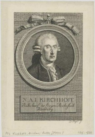 Bildnis des N. A. I. Kirchhoff