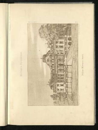 Schloss Monrepos. Ostseite.