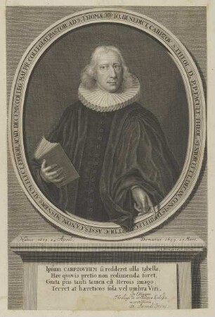 Bildnis des Io. Beneditus Carpzov