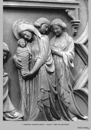 Türreliefs : Szenen Johannes' des Täufers : Namensgebung