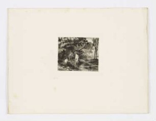 Zwei Badende, aus: "Croquis noirs"
