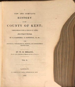 Englands Topographer : or a new and complete history of the county of Kent, 2