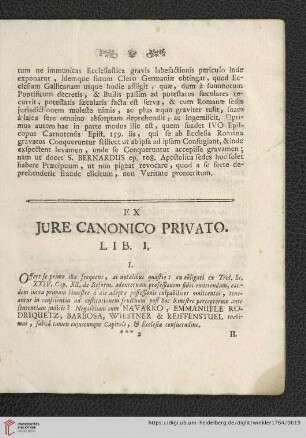 Ex Jure Canonico Privato