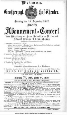 Abonnement=Concert