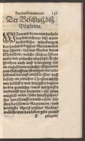Beschluß diß Büchleins.