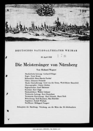 Die Meistersinger von Nürnberg