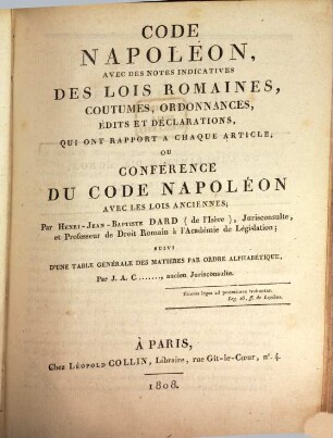 Code Napoleon