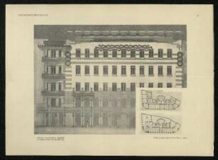 Tafel 37: Entwurf für ein Wohnhaus