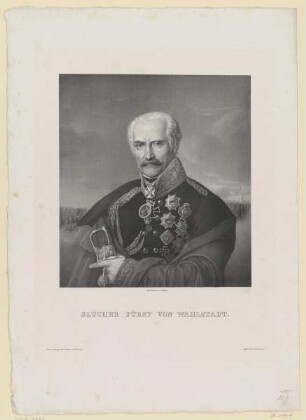 Bildnis des Blücher, Fürst von Wahlstadt